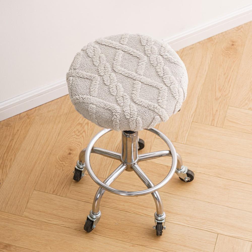 Stretchable Bar Round Stool Cover Elastic Stool Cushion Slipcover New Seat Chair Slipcover