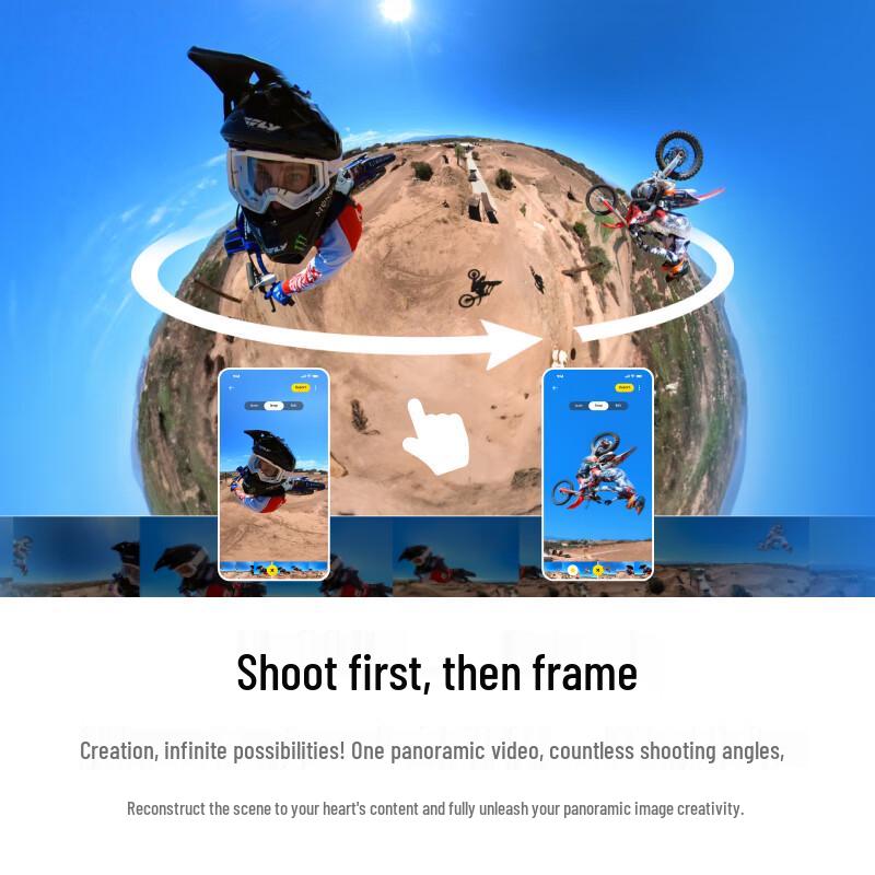 Insta360 X3 5.7K 360 Panoramic Action Camera (CN version)