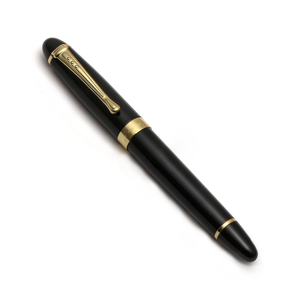 Jinhao Classic Fountain Pen, Luxury Gold Trim Iraurita Tip Medium Writing, Jin Hao 450 Office Signature School Calligraphy A6293