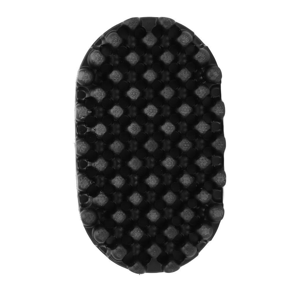 Black Color Curling Hair Brush Big Small Holes Afro Hair Brush For Salon Dreadlocks Comb Home Use