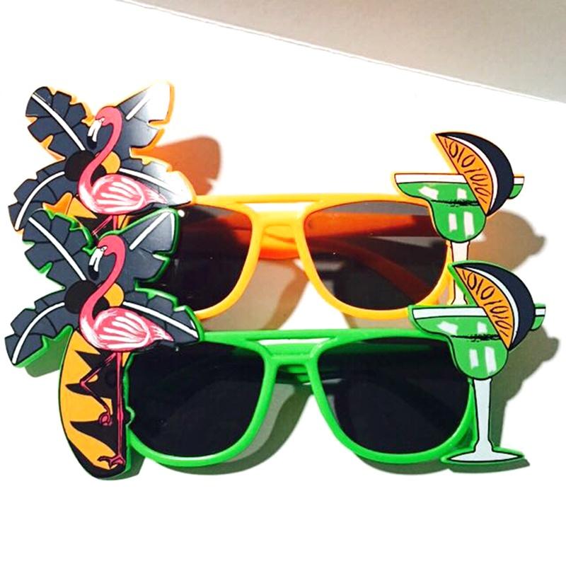 Pineapple Sunglasses Eye Glasses For Hawaiian Beach Party Fancy Dress Costume