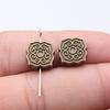Geometric Small-Hole Spacer Beads Mini Antique Bronze Zinc Alloy Jewelry Making Fix Bead Position Style Bead Spacers