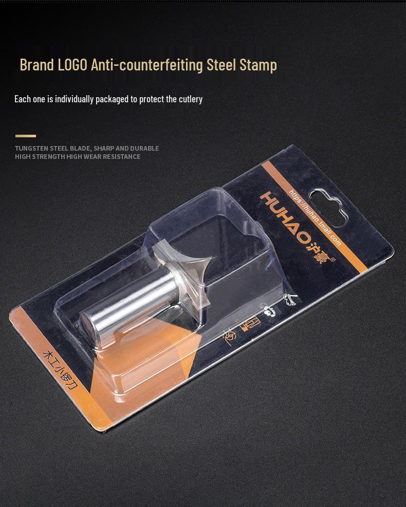 Professionelles 1/2" Schaft Wolframstahl Spitzschnitzmesser & 1/4" Schaft Trimmer Fräser für Holzbearbeitung