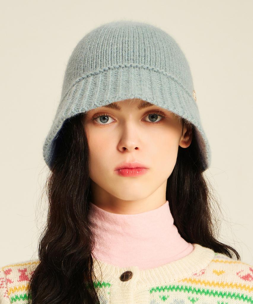 Hwaiteusaenjeu Angora Bucket Hat Basi (8 Colors)