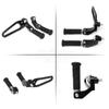 Motorcycle Rear Passenger Foot Pegs Mount Black Rest Pedal Footrest For BMW R18 -UP