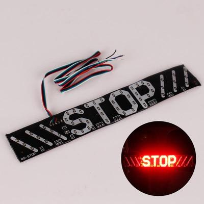 Luz LED para motocicleta, lámpara indicadora de parada, señal de giro de freno, luz trasera de conducción DC12V, accesorios de luz de advertencia Universal
