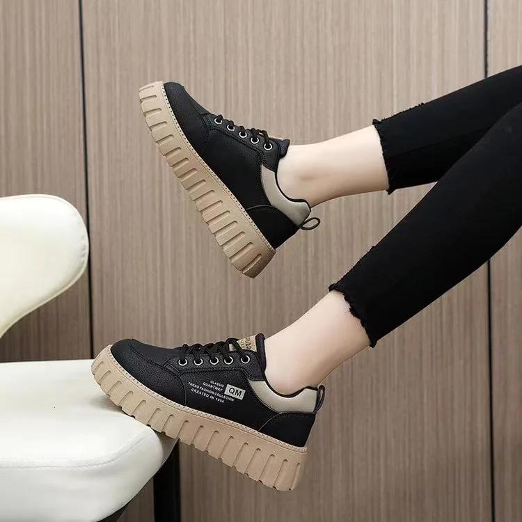 2025 New Women Shoes Platform Sneakers Comfort Fashion Designer Shoes for Women 5cm Incressed Casual Shoes Zapatillas De Mujer
