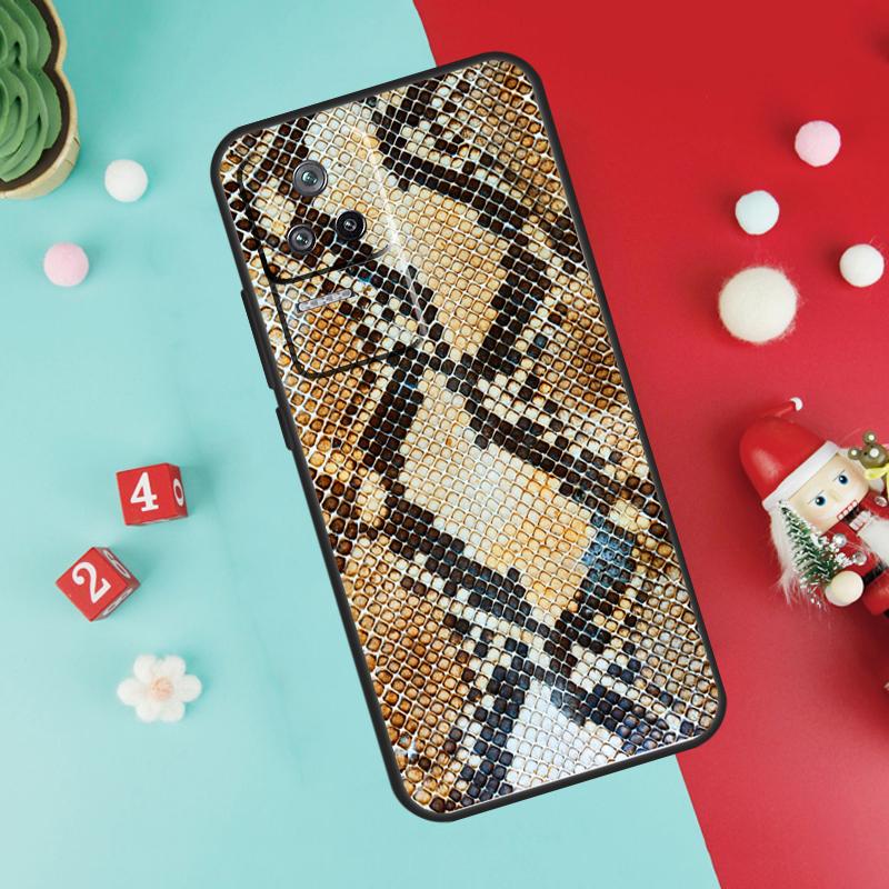 Snake Skin Texture Funda For Xiaomi 17 Pro Max 14 15 Ultra 13T 14T 15T Pro POCO F7 F5 F6 X3 X5 X6 X7 Pro Case