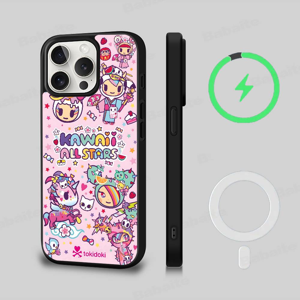H-Hazbin Hotel Angel For Magsafe Magnetic Wireless For IPhone 16 15 14 13 12 11 17 Pro Max Plus Phone Case