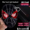 Electrically Blinking Spider-Man Mask with Light-Up Eyes - Perfect for Christmas Cosplay
