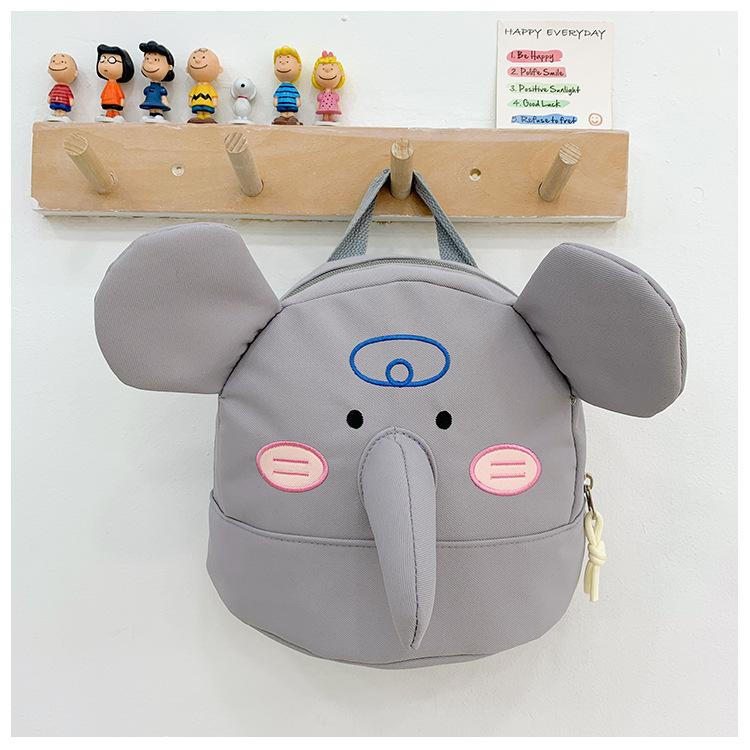 School bag new cute cartoon baby elephant school bag small class boys and girls snacks backpack trend