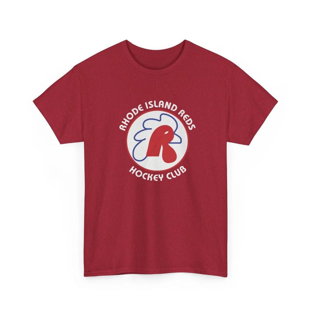 Rhode Island Reds Hockey Printed T Shirt Vintage Sports Collectible Providence