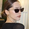 Fashion Metal Cat Eye Sunglasses for Women Luxury Black Sun Glasses Brand Designer Shades Vintage Eyewear
