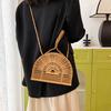Bamboo Woven Bag Female Internet Celebrity Hollow Beach Handmade Handbag Niche One-shoulder Cross-body