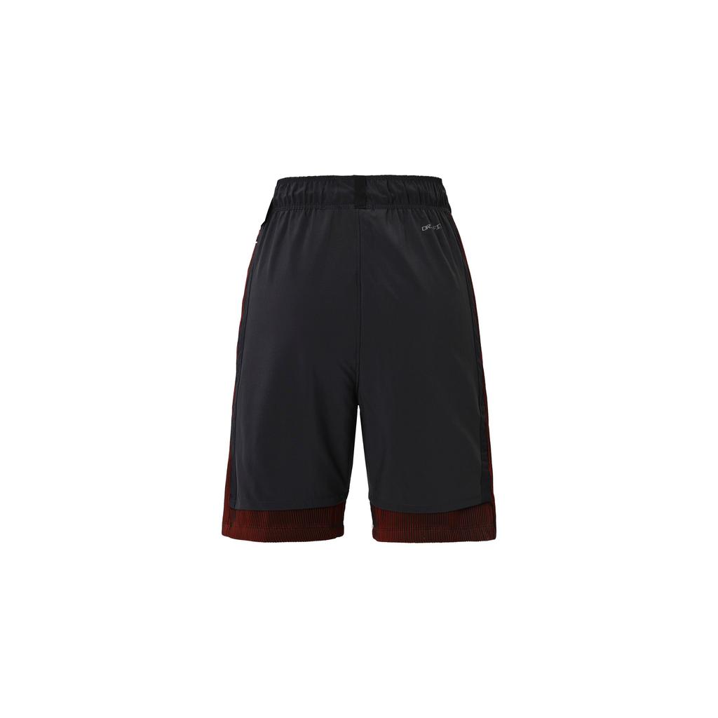 Jordan Ss22 Logo Drawstring Casual Shorts Men Bottoms Black DM1830-045