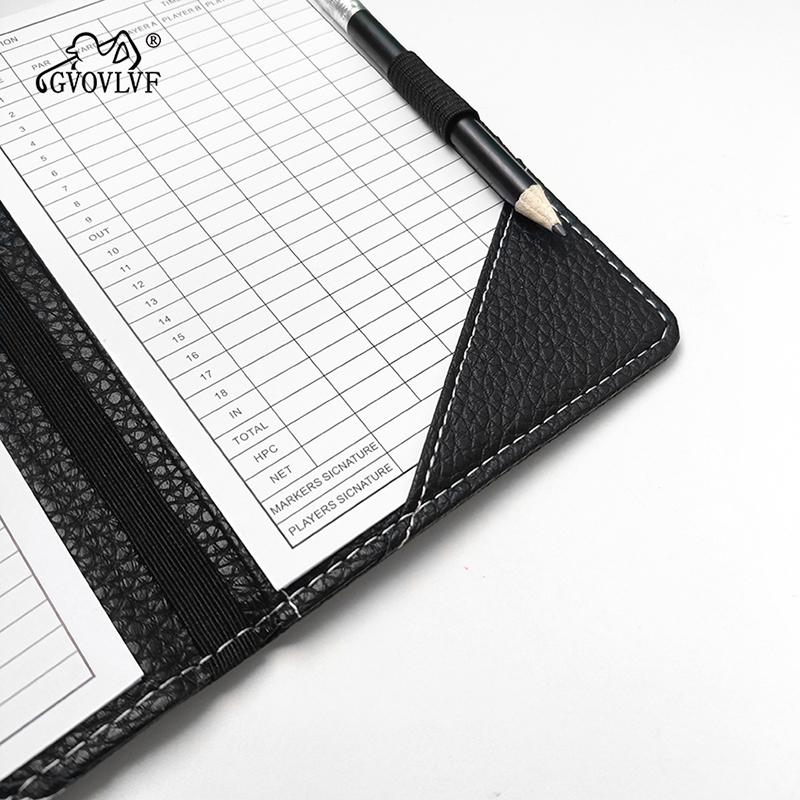 20pcs Golf Scorecard Score Sheet Tracking Record Stat Card Double Sided Printed Golf Shot and Stat Tracking Scorecards Golf Game 5