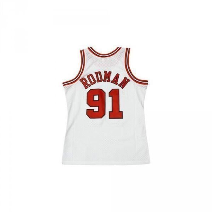 NBA Jersey - Mitchell & Ness - Dennis Rodman - Chicago Bulls 1995-96 - White - Size M/L