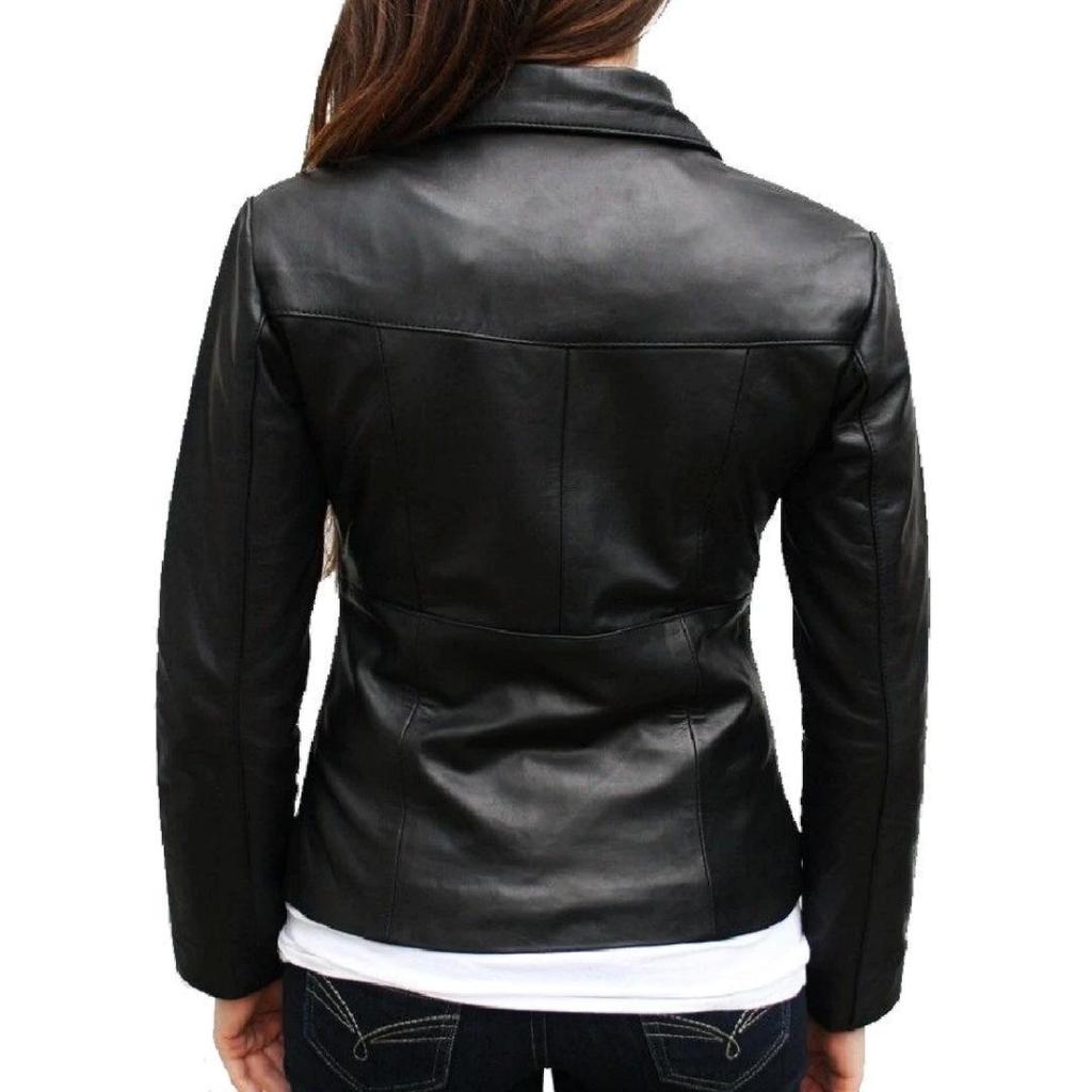 NOORA Women's Real Leather Jacket