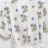2025 Spring/Summer Women's V-Neck Belted Dress with Bow Print
