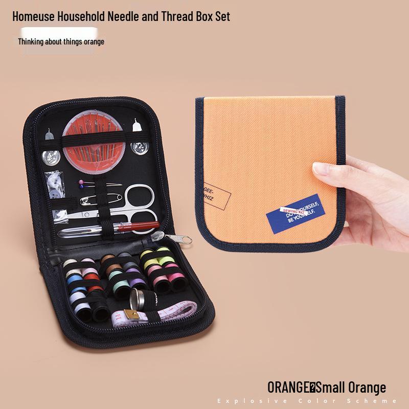 High-Capacity Handmade Sewing Kit: Deluxe Needle and Thread Pouch for Home & Travel
