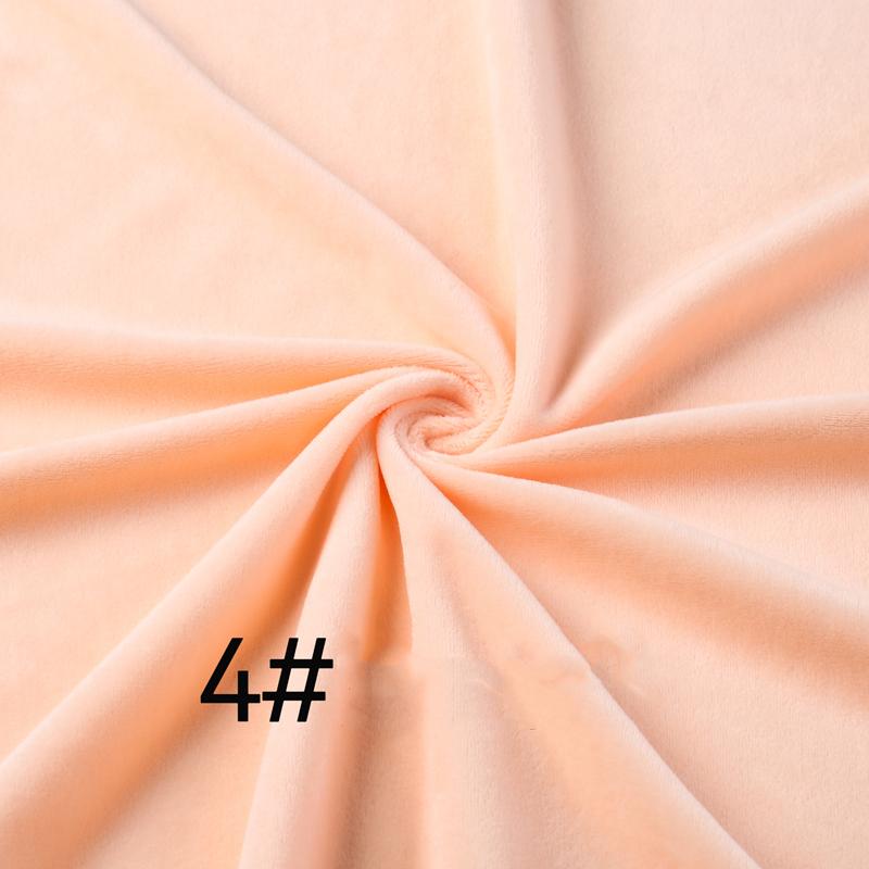 New 50x50cm Doll Skin Fabric Factory Special Skin Color Fabric Crystal Super Soft Short Plush Fabric 20 Color DIY Handmade Cloth