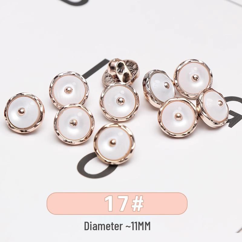 Exquisite Perlenknopf-Kollektion für Damen: Vielseitige Hemd- & Rock-Dekorationsaccessoires