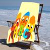 proof beach towel with a Super Simple Songs pattern - soft,absorbent,quick-drying,machine washable - perfect for swimming,camping,bathing