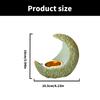Moon Resin Incenses Burners Aromatherapies Incenses Burners for Creating Calming Environment in Homes Workspaces
