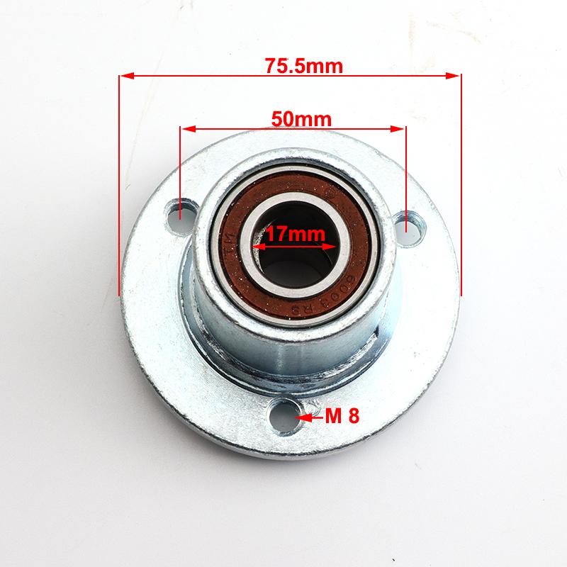 15mm/17mm 3 Stud Front Wheel Knuckle Spindle 5"/6" Wheel Hub For DIY 110cc 168 200F Go Kart Buggy ATV UTV Quad Bike Parts