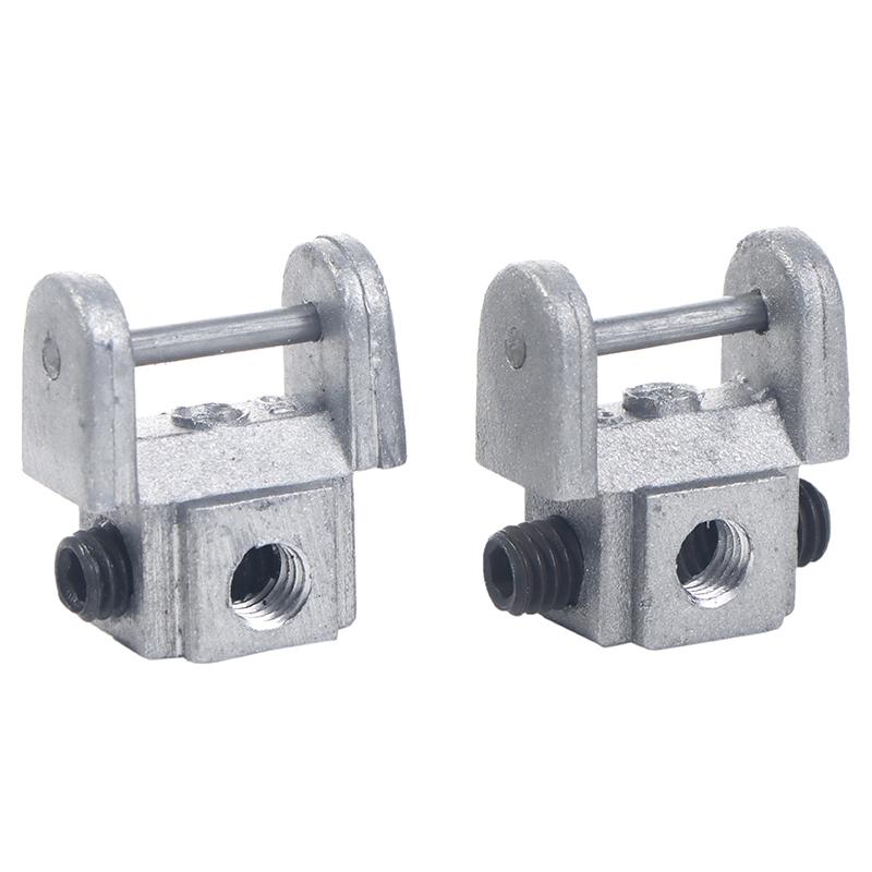 

2PCS/SET Scroll Saw Blades Holders Pin-Less Blade Clamps Upper/Lower Blade Holder Scroll Saw Blade Conversion Kit