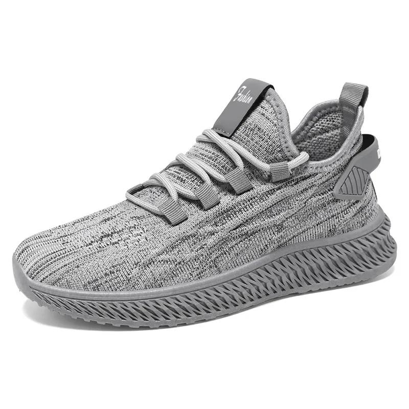 Fashion Trendy Summer Comfortable Sneakers Red Yellow Women Casual Outdoor Running Shoes Women's Knit Mesh Breathable Sports Shoes
