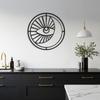 Wrought Iron Boho Eye Wall Art, Geometric Metal Sculpture, Minimalist Decor for Living Room, Unique Spiritual Gift