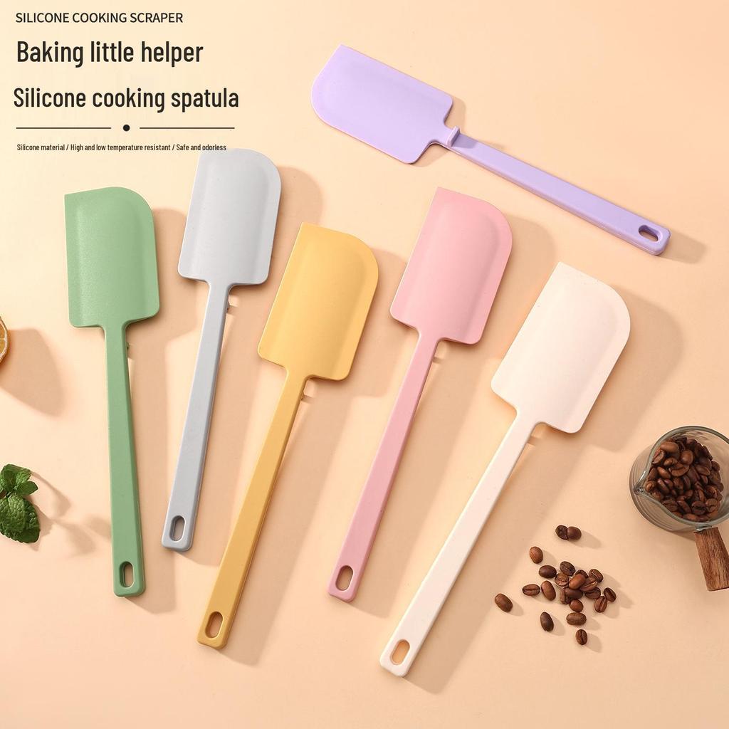 Large High-Temp Resistant Silicone Spatula - Baking Tool & Cream Cake Scraper, Food Grade for Household Use