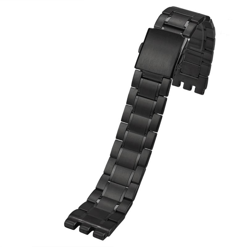 

Класичний суцільний ремінець для чоловічих жіночих ручних годинників з нержавіючої сталі для Swatch YVS400 451 YVB404 Три вилки, увігнутий-опуклий, 19 20 21 мм ремінець 21mm