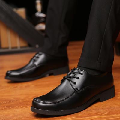 Chaussures habillées noires pour hommes, chaussures de marque en cuir pour hommes, chaussures classiques pour hommes d'affaires, automne hiver