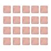 20Pcs Red Copper Heatsink Shim Laptop Graphics Card Heat Sink Sheet CPU GPU Copper Pad Shim Thickness 1.5mm 0.06in
