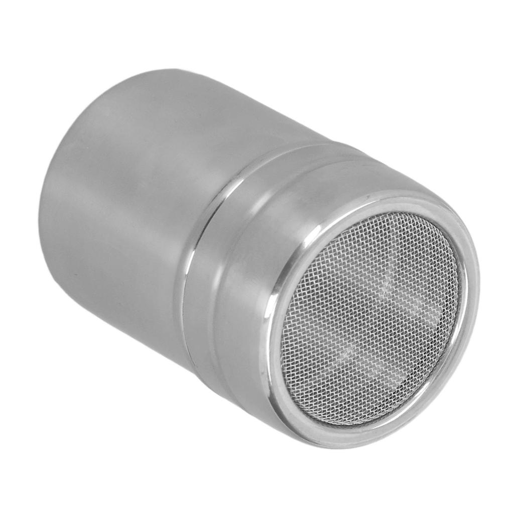 Coffee Powder Sieve Shaker Stainless Steel Cocoa Shaker Moistureproof Powder Sifter Cylinder with