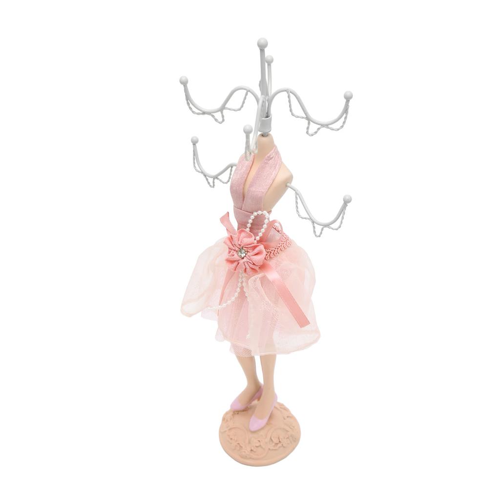 Elegant Jewelry Display Stand Mannequin Dress Necklace Jewelry Rack Holder for Rings Bracelet Earrings