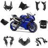 Yamaha R6 Carbon Fiber Mod Kit: Fuel Tank Cap & Rear Fender (2017+)
