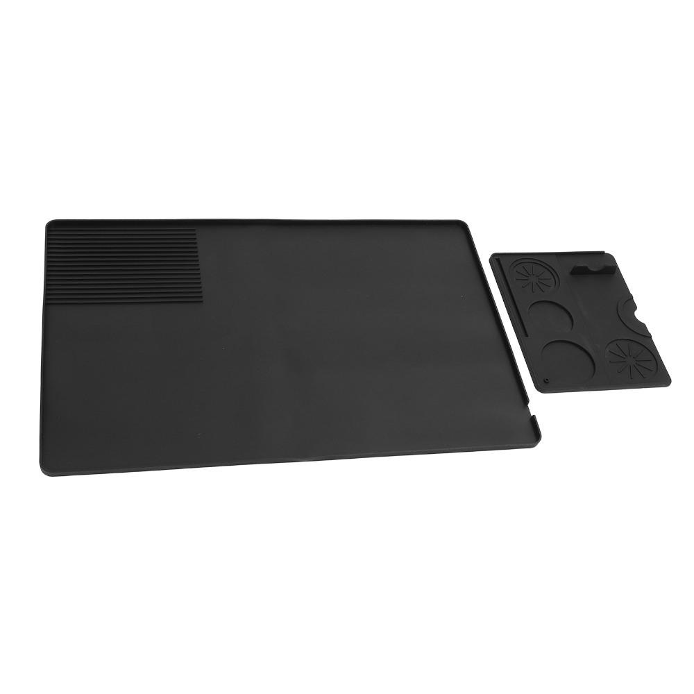 2pcs set Waterproof Coffee Bar Mat Heat Resistance Coffee Machine Mat Coffee Maker Mat Countertop