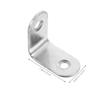 10Pcs 90 Degree L Bracket for Shelves Heavy Duty Shelf Support Brackets Stainless Steel Corner Braces Furniture Hardware