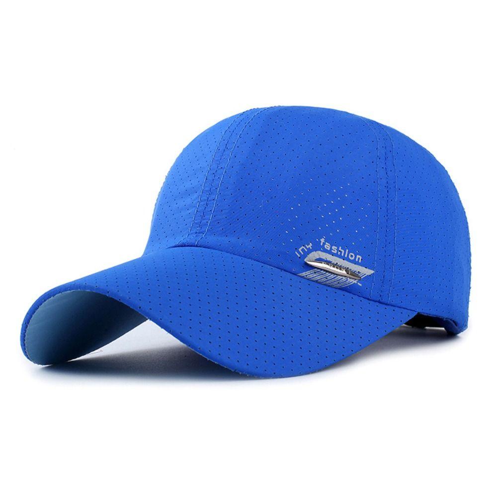 Sun Protection Quick-Drying Hat Breathable Perforated Travel Sports Hat Baseball Cap  For Women Men