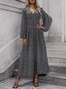 Women's High Slit Lantern Sleeve Dress - Fall/Winter Collection