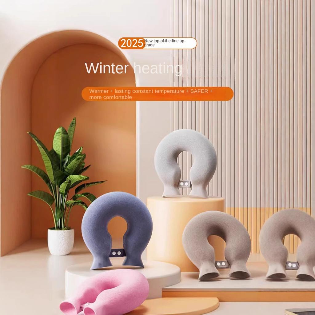 Winter Neck Heating Pad, U-Shaped Hot Water Bag, Water-Filled Neck And Shoulder Protector, Hot Water Bag Calentador de pies