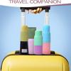 5/6 silicone bottle caps for travel essentials accessories, leak-proof elastic caps, suitable for travel-sized bottles of toilet