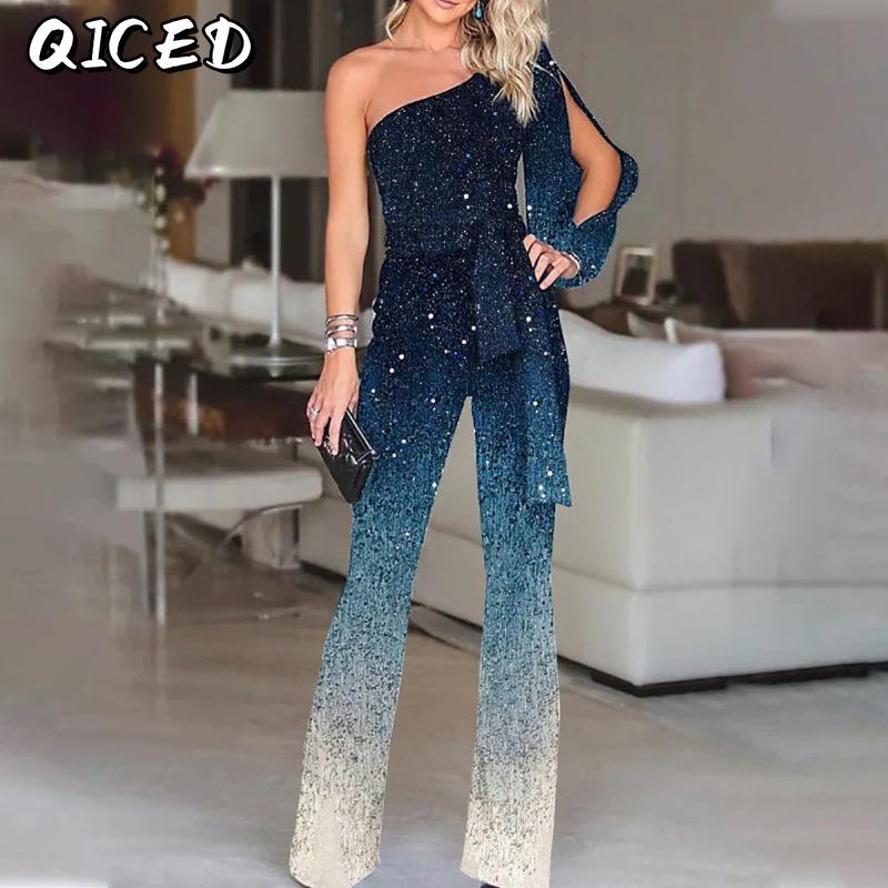 QICED Women's Fashion Casual Summer Spring Jumpsuits & Rompers
