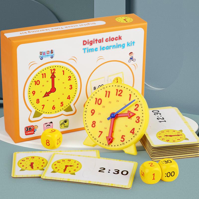 Children s Multifunctional Digital Learning Clock - Educational Time Tool & Cognitive Teaching Aid 21.5*16.5*4.7cm