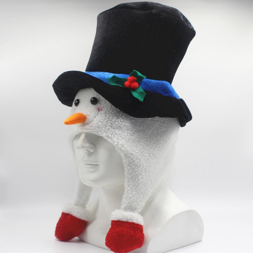Funny Christmas Hat Christmas With Snowman Earflap Christmas Party Hat Funny Snowman Hat Navidad Props New Year