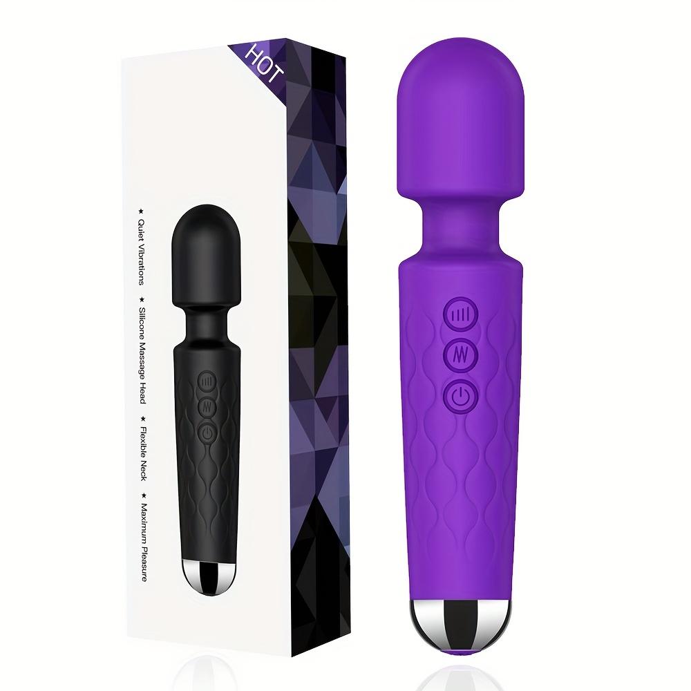Rechargeable Vibrator Stick - 20-Frequency AV Stick for Female Pleasure, Waterproof, Quiet, and Ergonomic Design for Ultimate Adult Experience