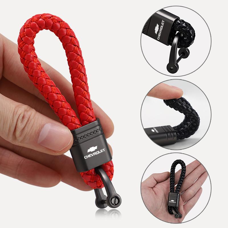 zjyr1 Car Logo Keychain Alloy Lanyard Keyring Accessories For Chevrolet Spark Captiva Cruze Malibu Equinox Trax Camaro Blazer Traverse
